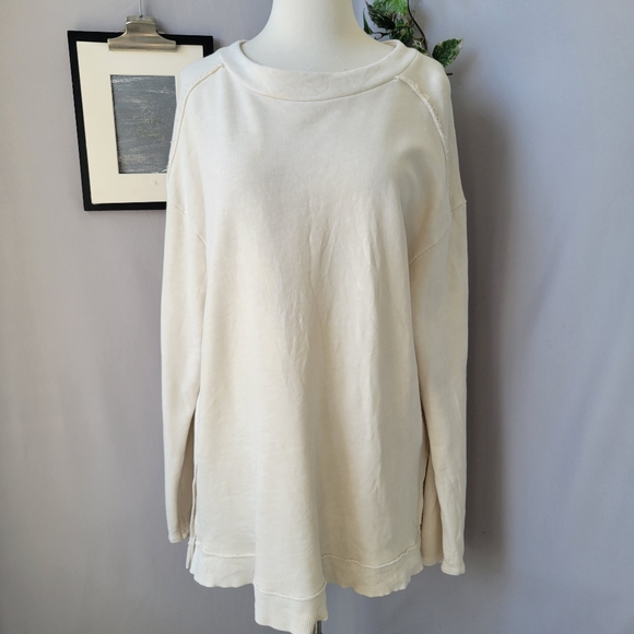 Anthropologie Pilcro Imogen Seamed Tunic Top L - Picture 3 of 16